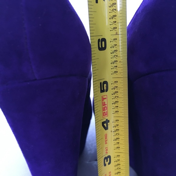 ALDO Purple Suede Platform Wedges Siz 38 BNIB! - Picture 10 of 15